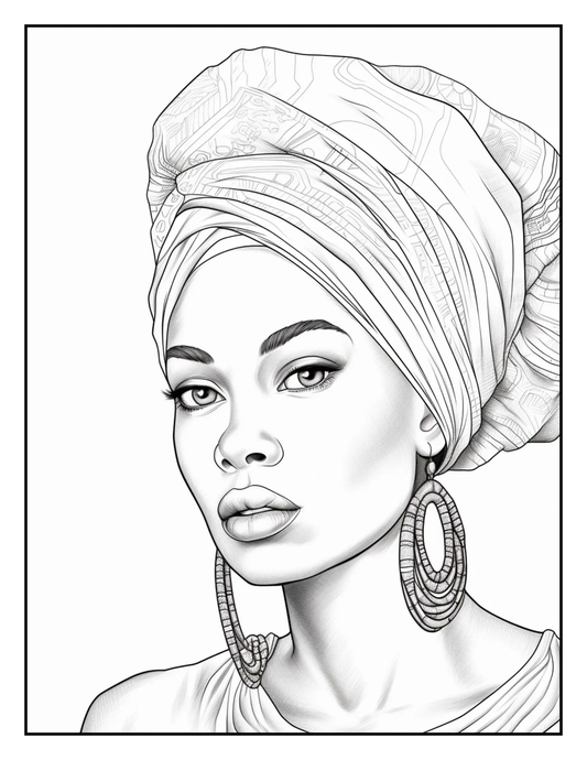 100 African Black Woman Coloring Pages For Adults 5 Robs Books