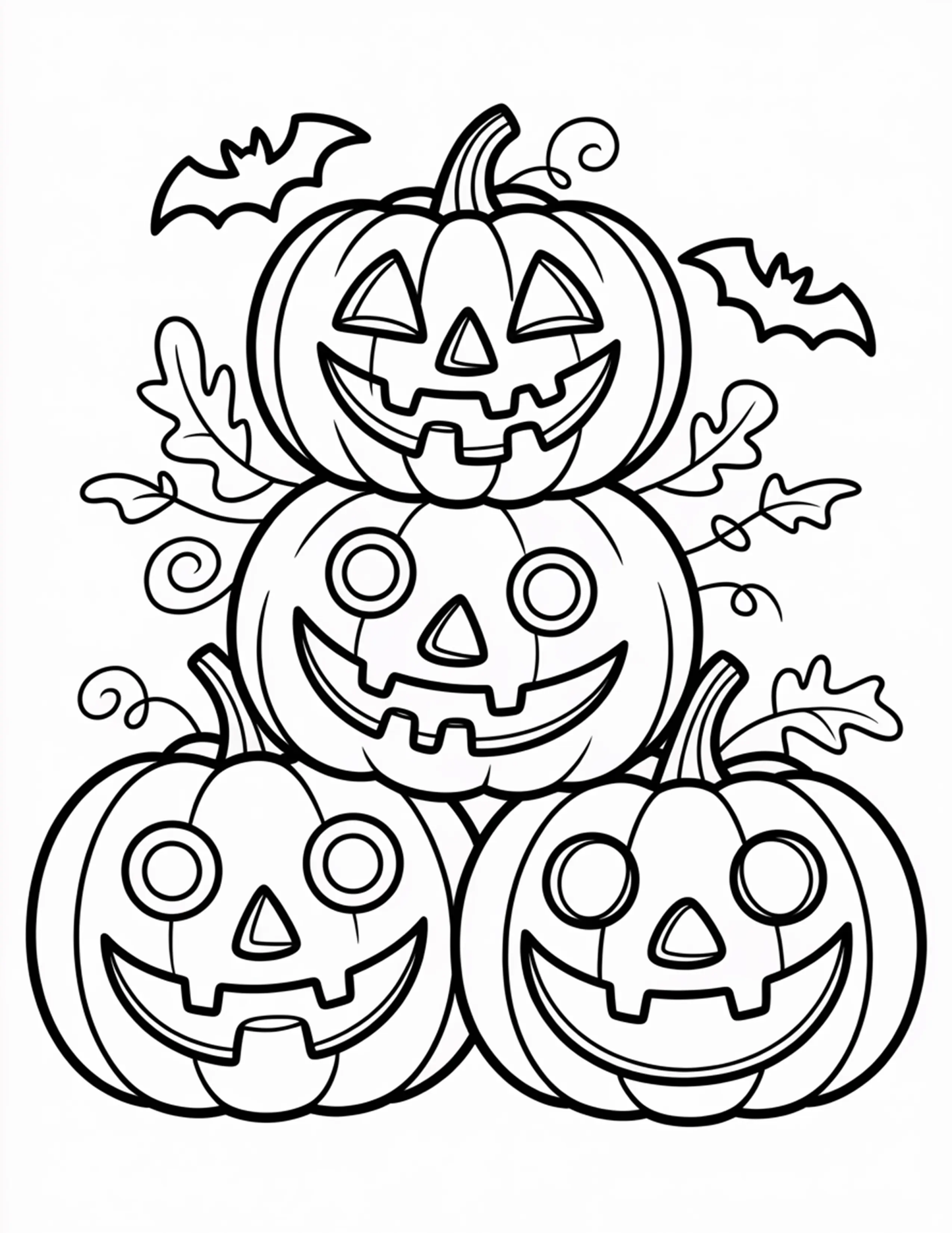 Jumbo Halloween Coloring Pages for Kids Robs Books