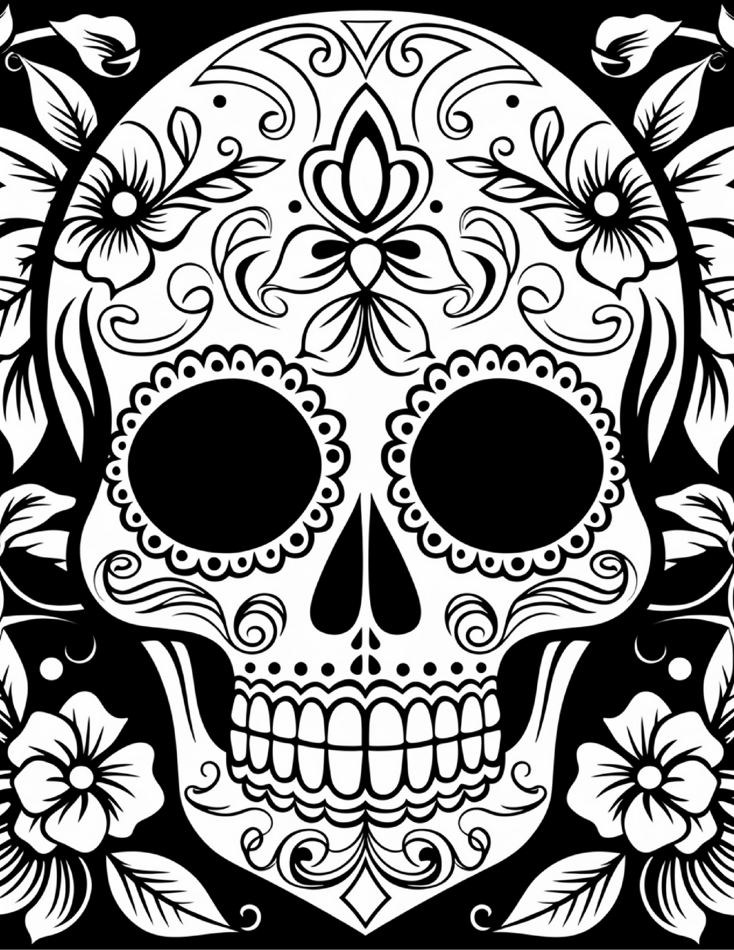 100 Day Of The Dead Coloring Pages 2 Robs Books