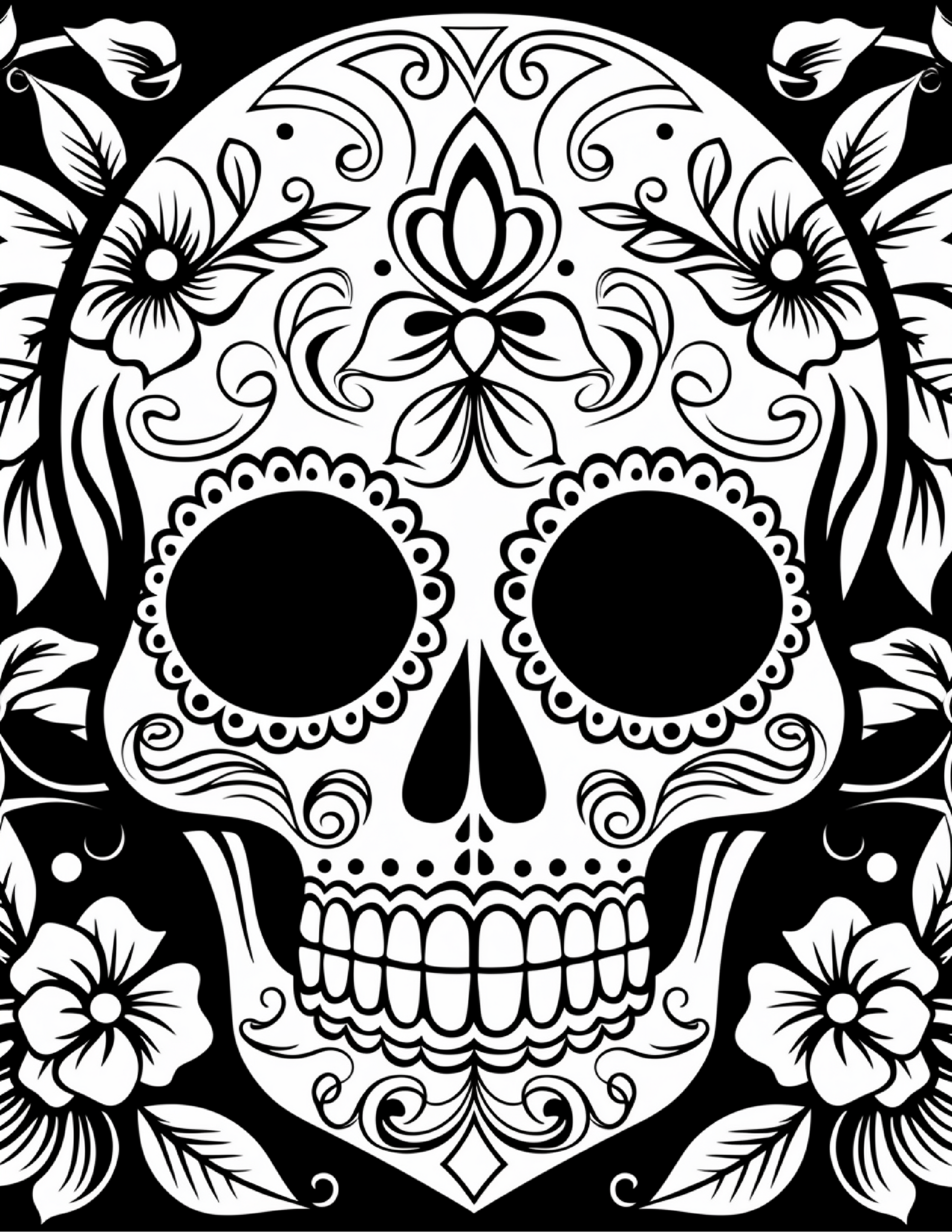 100 Day Of The Dead Coloring Pages 2 Robs Books