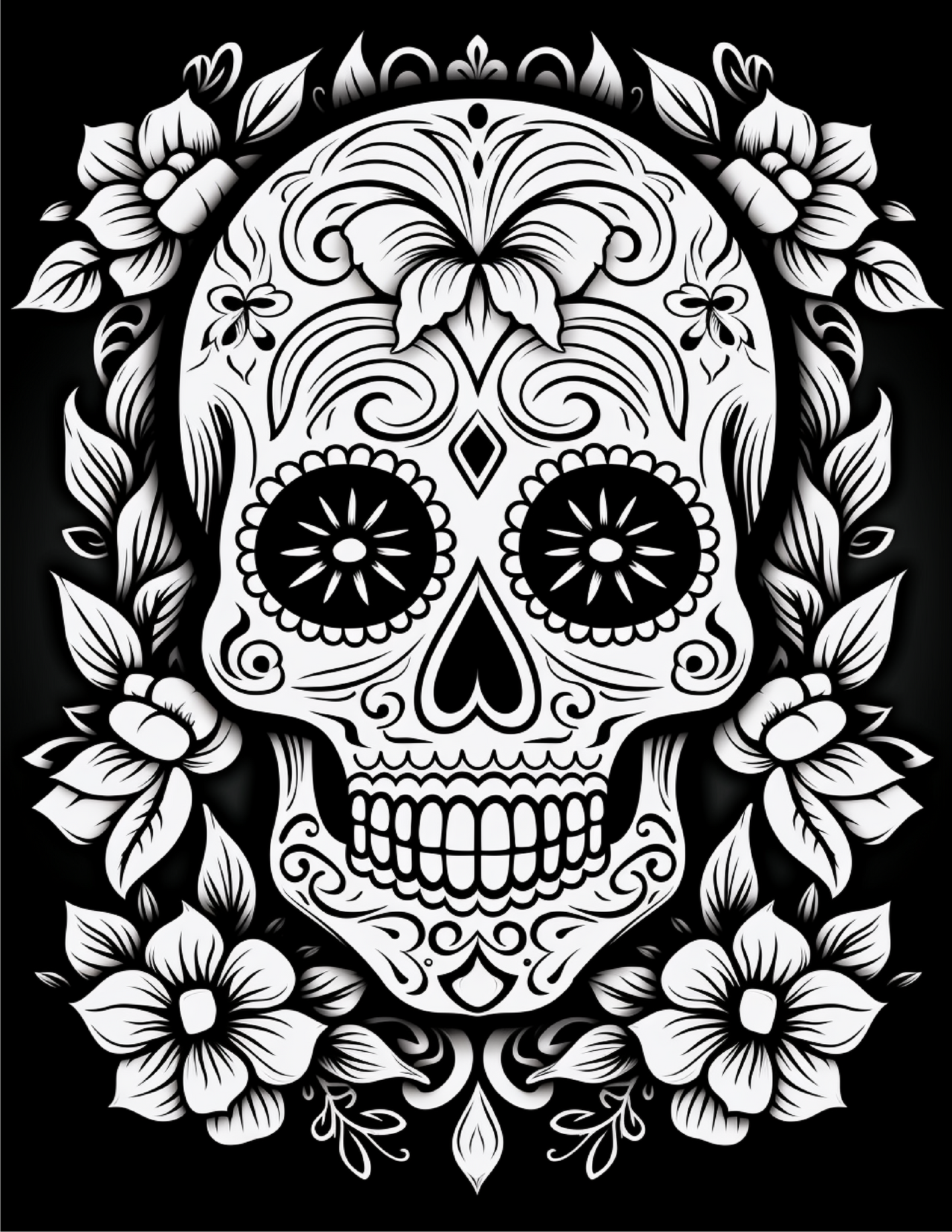 100 Day Of The Dead Coloring Pages 2 Robs Books