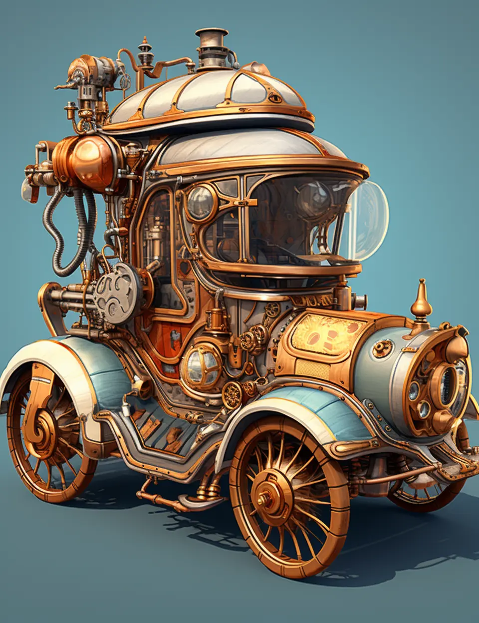 100 Steampunk Car Coloring Pages Robs Books