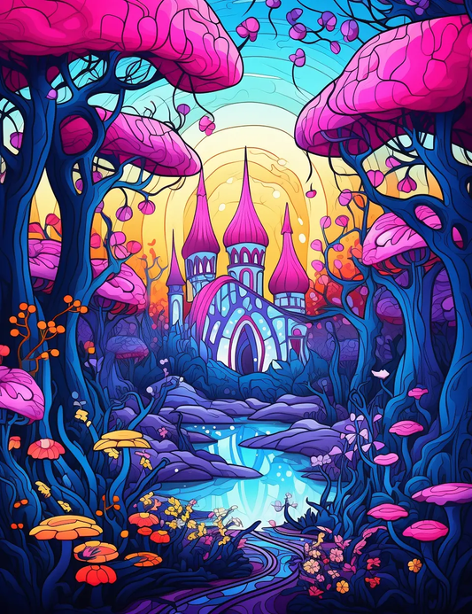 203 Enchanted Gothic Forest Coloring Pages Robs Books