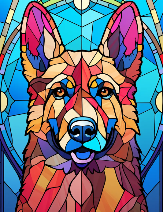 100-Animals Stained Glass Coloring 20-2 Robs Books