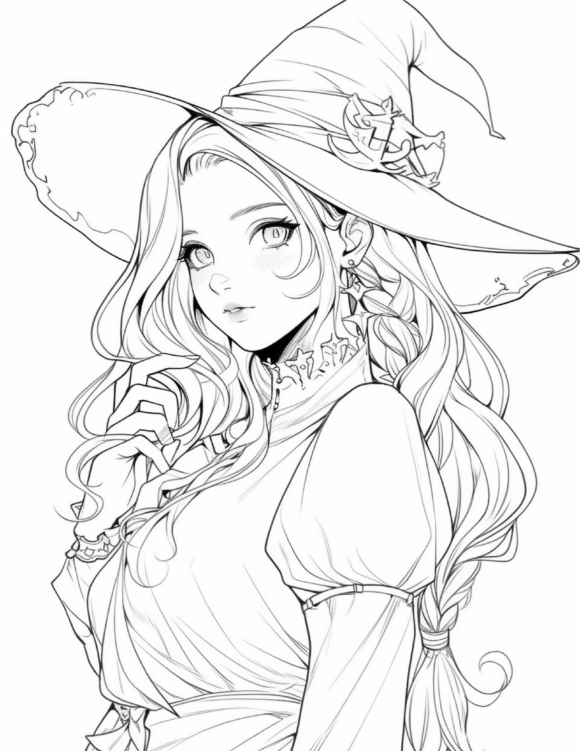 220 Halloween Witch Coloring Pages For Adults 1 Robs Books