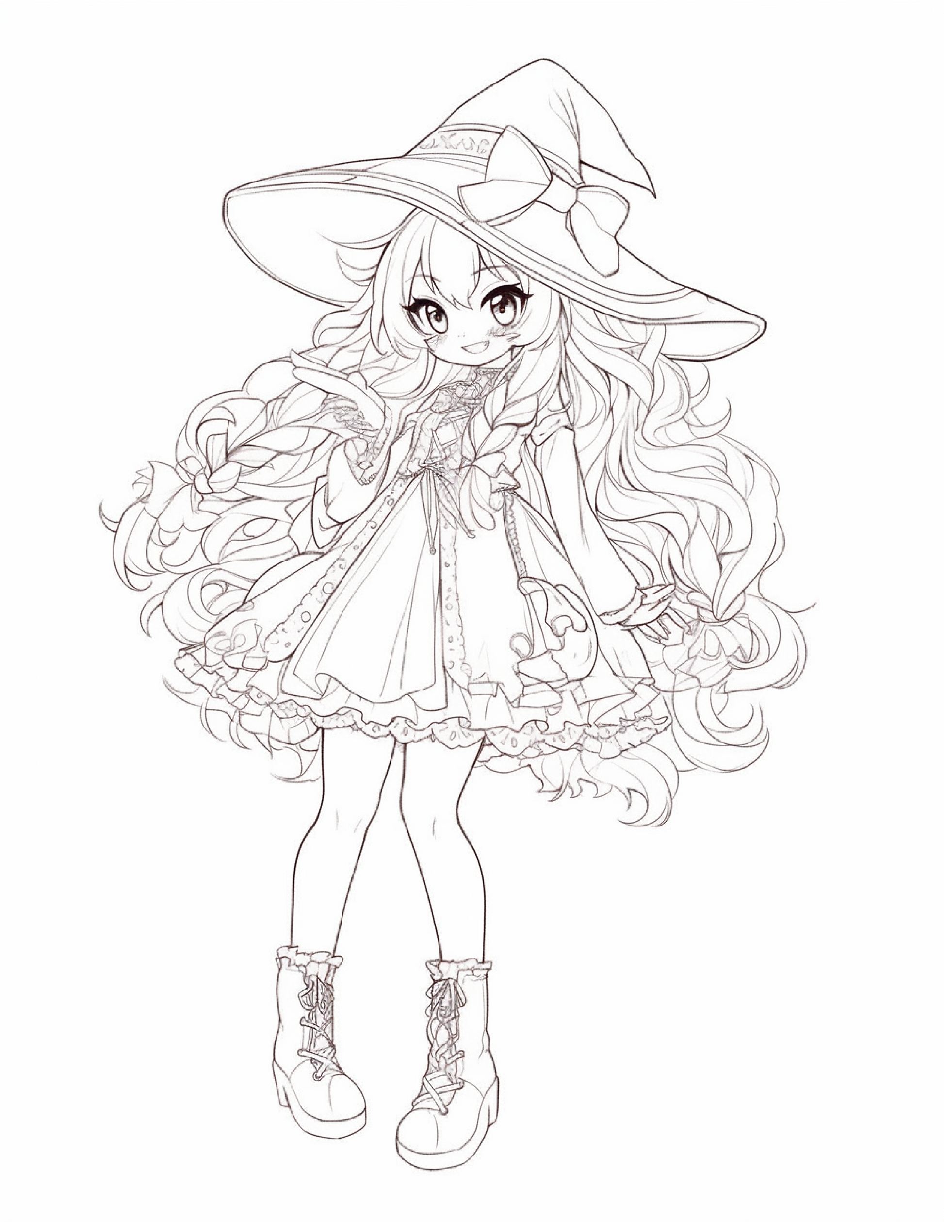 220 Halloween Witch Coloring Pages For Adults 1 Robs Books