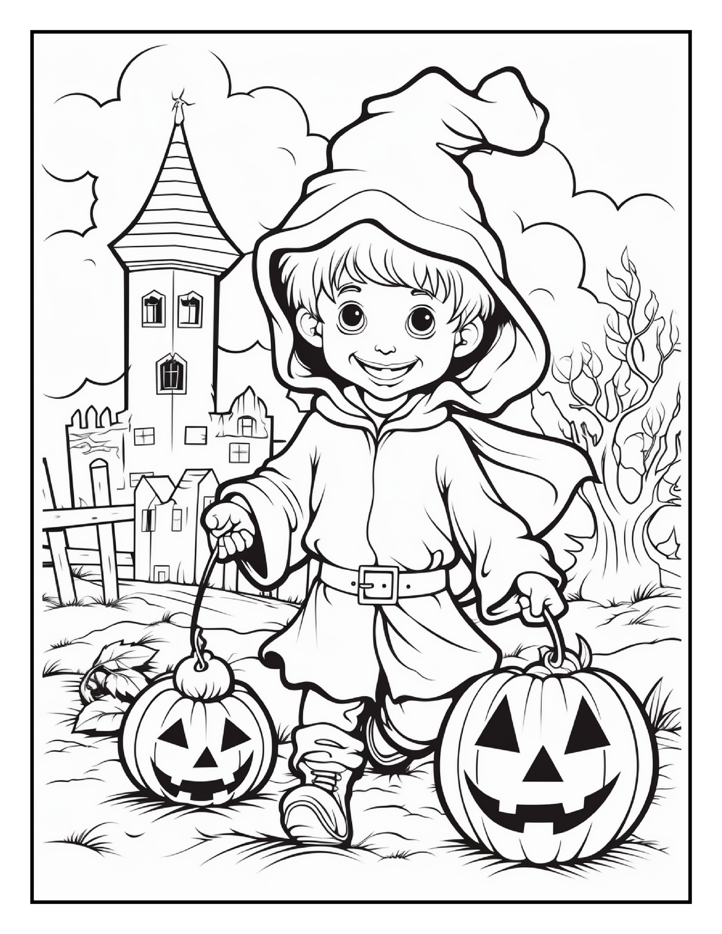 100 Halloween Ghost Coloring Pages For Adults Robs Books
