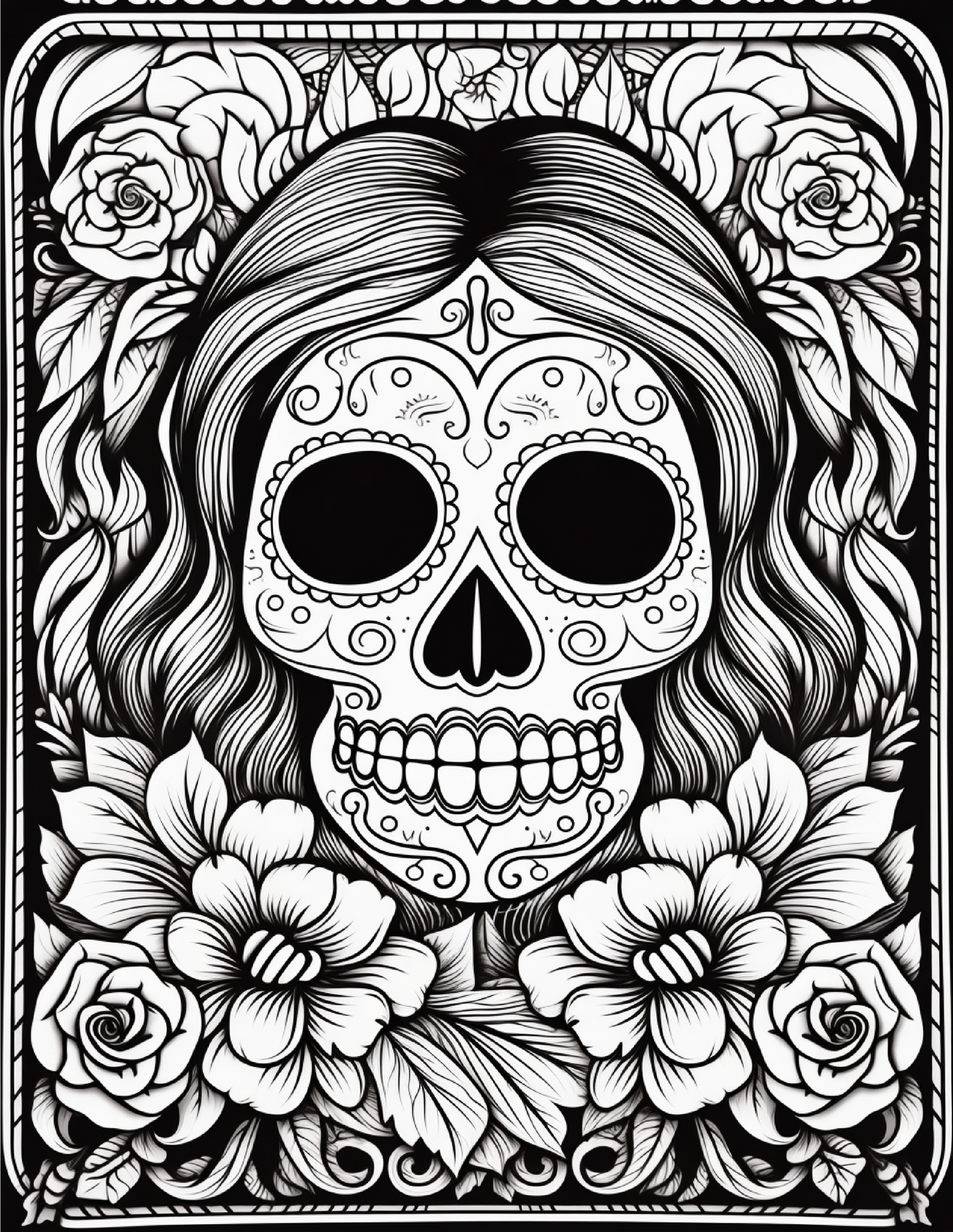100 Day Of The Dead Coloring Pages 1 Robs Books