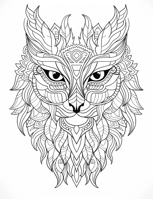 Animal mandala coloring pages for Adults 2 Robs Books