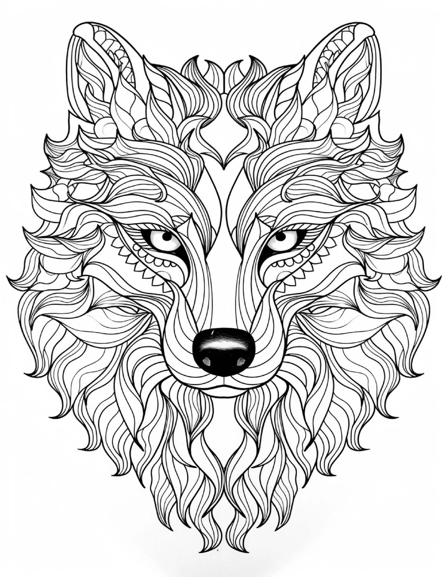 Animal mandala coloring pages for Adults 2 Robs Books