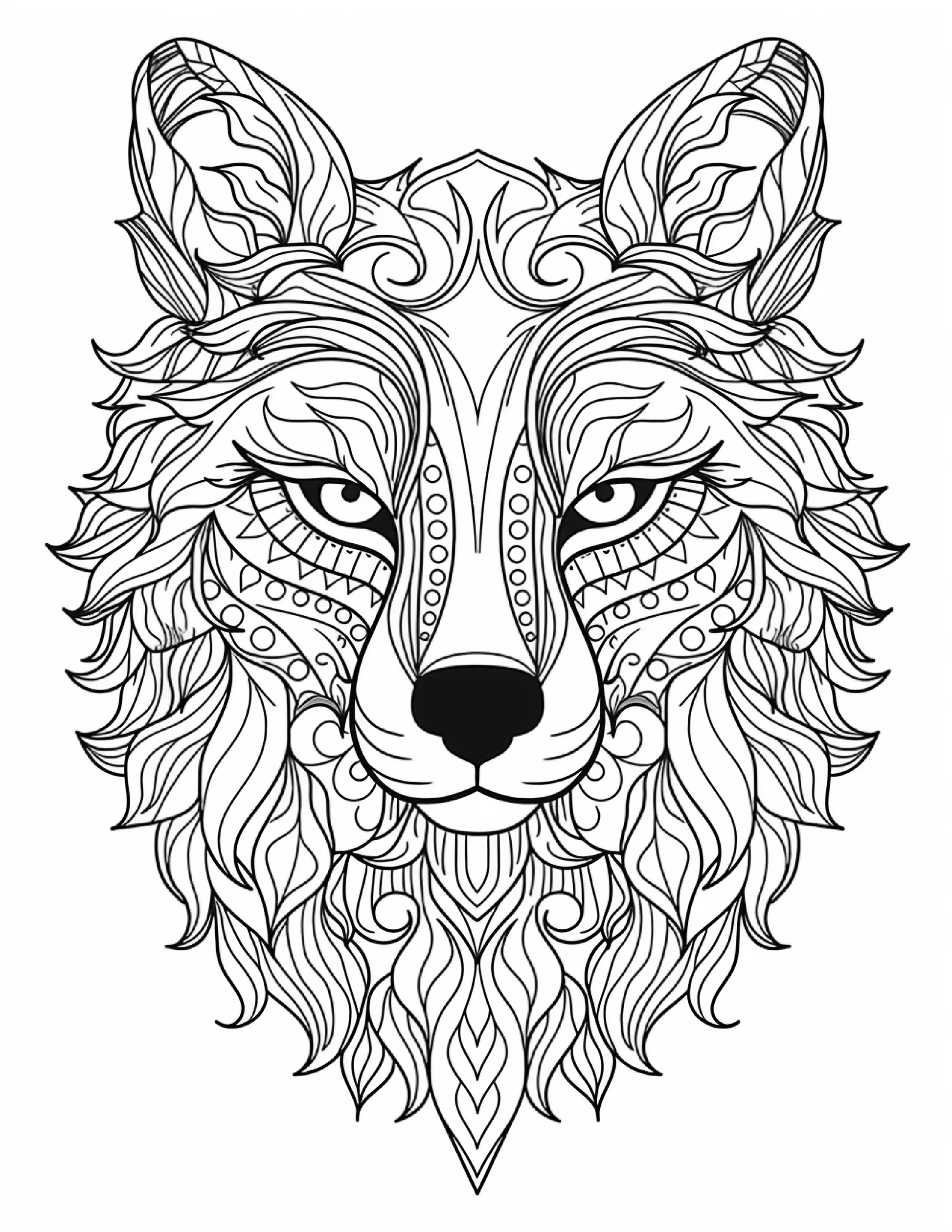Animal mandala coloring pages for Adults 2 Robs Books