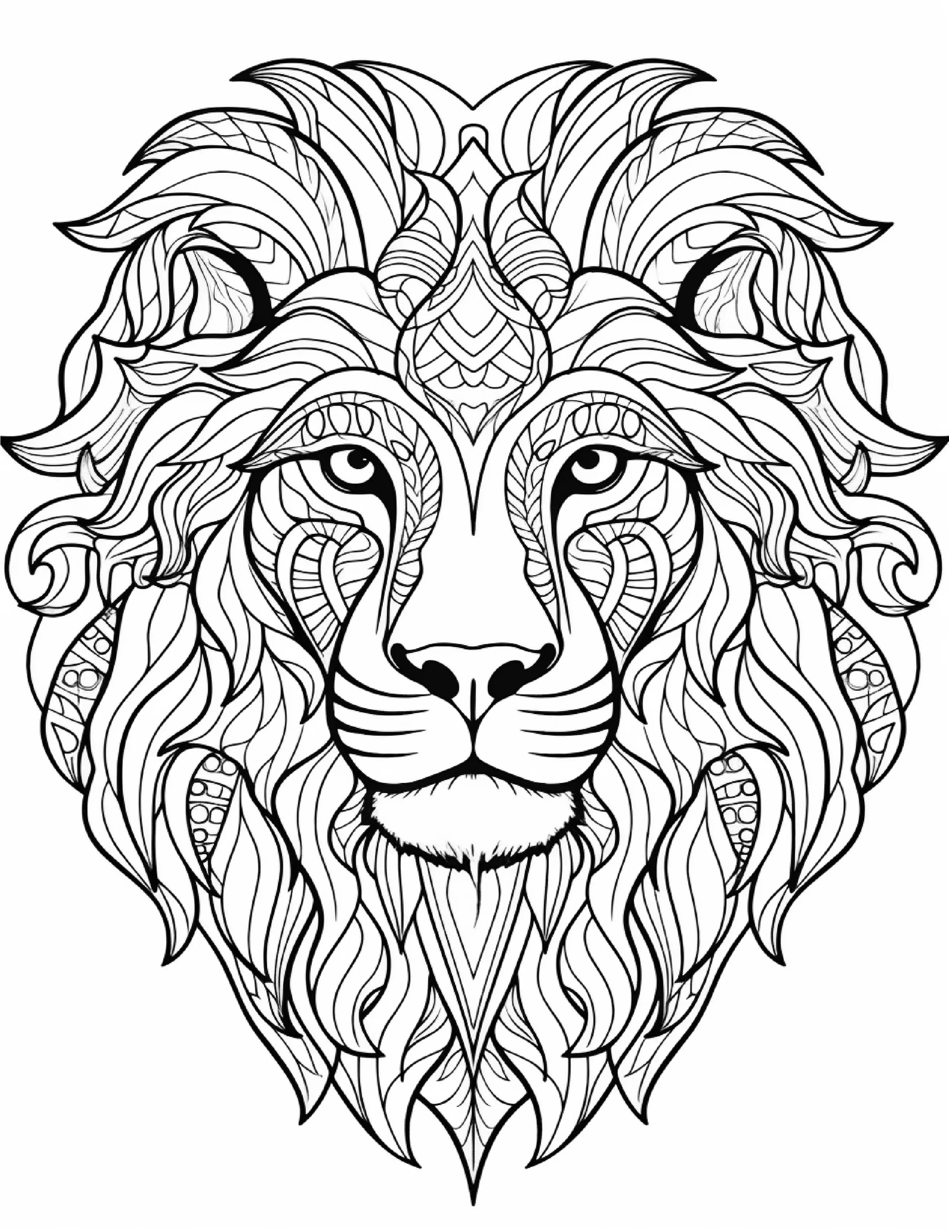 Animal mandala coloring pages for Adults 2 Robs Books