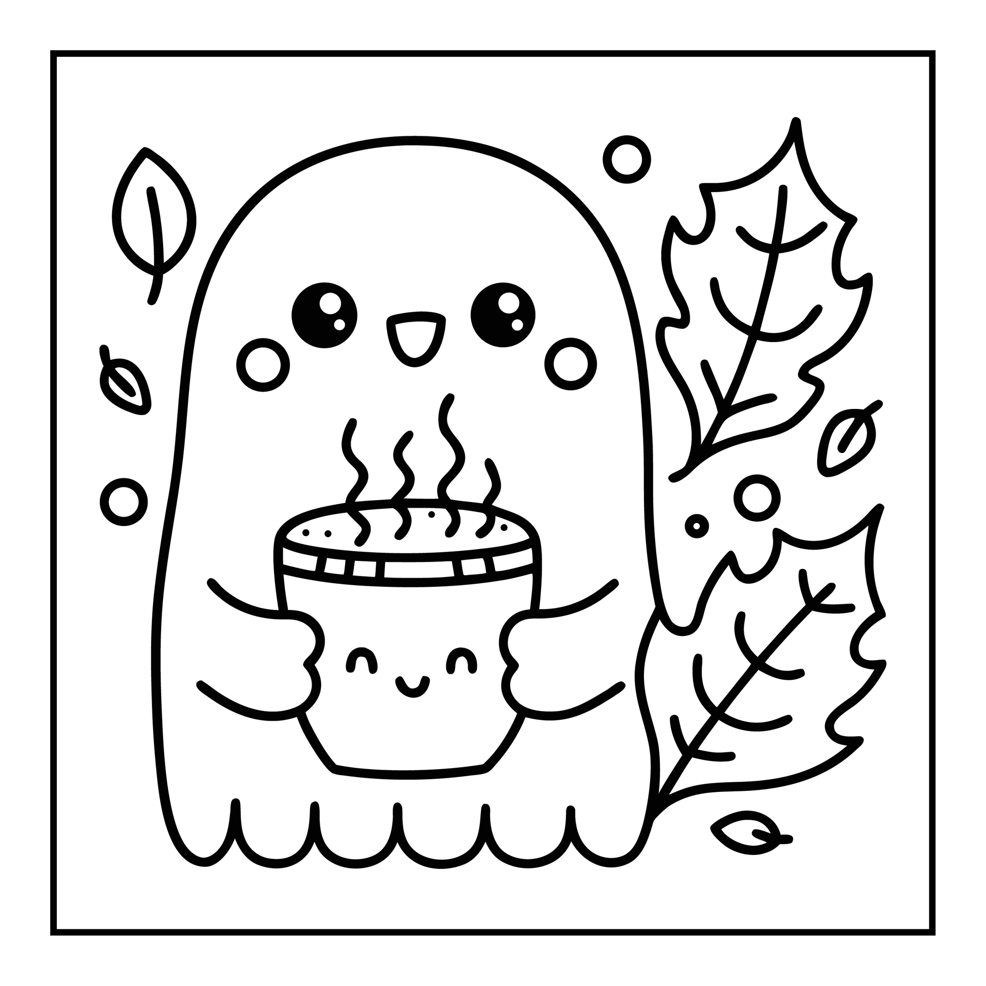 Bold and Easy Spooky Sweet Coloring Pages Robs Books