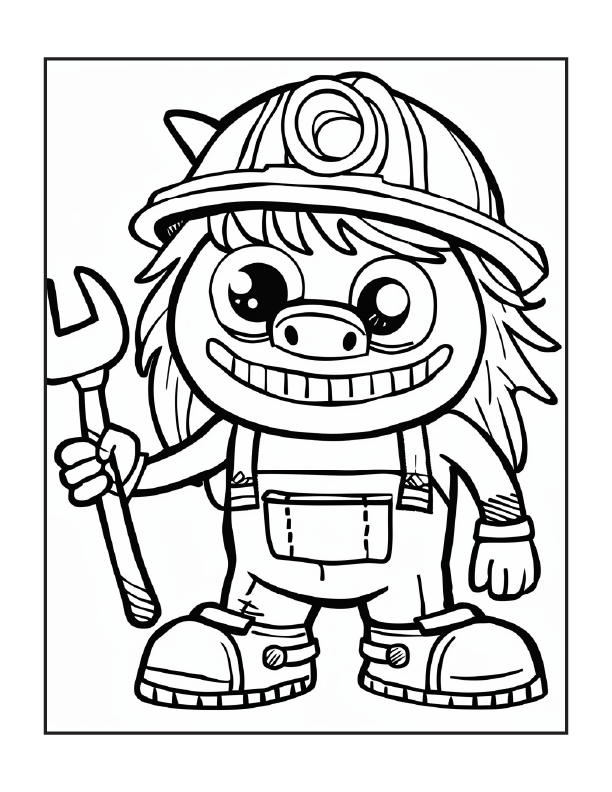 200 Cute Monsters Coloring Pages for Kids 1 Robs Books