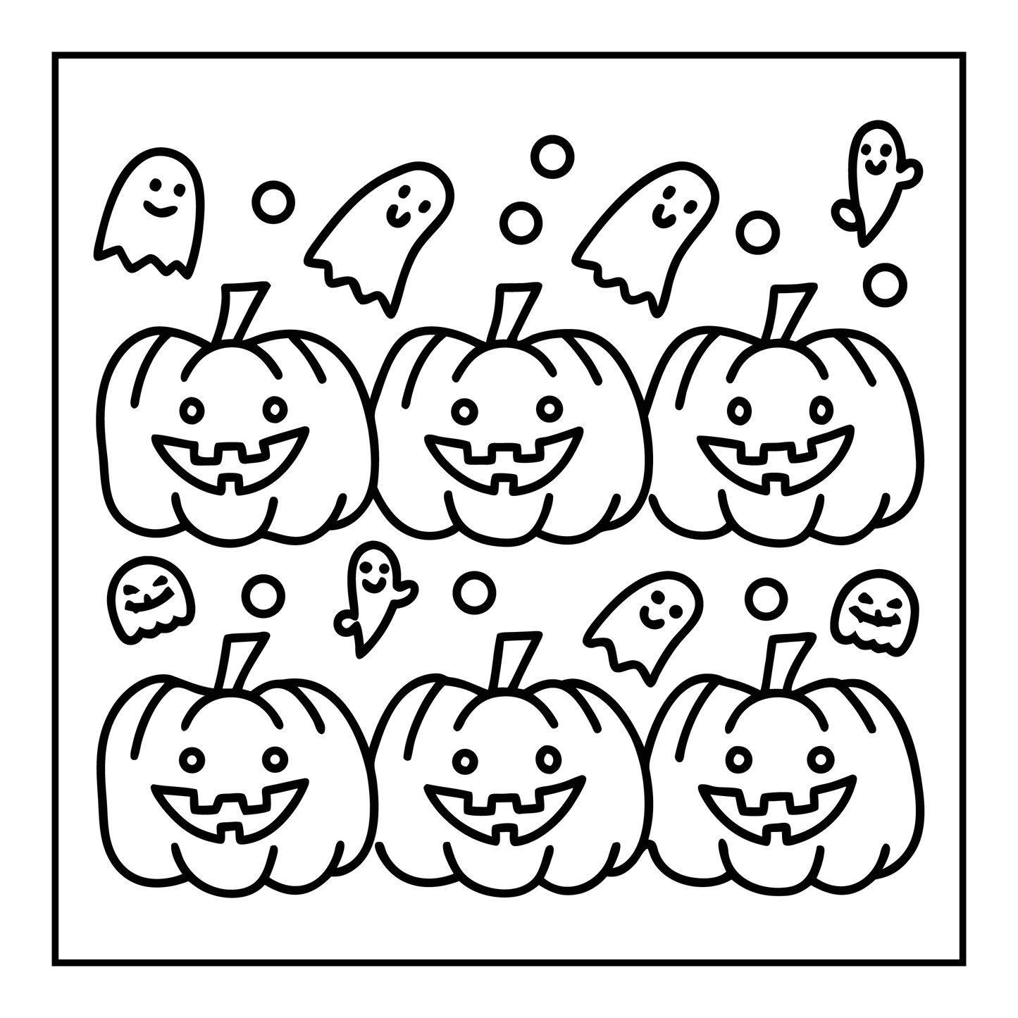 Bold and Easy Spooky Sweet Coloring Pages Robs Books