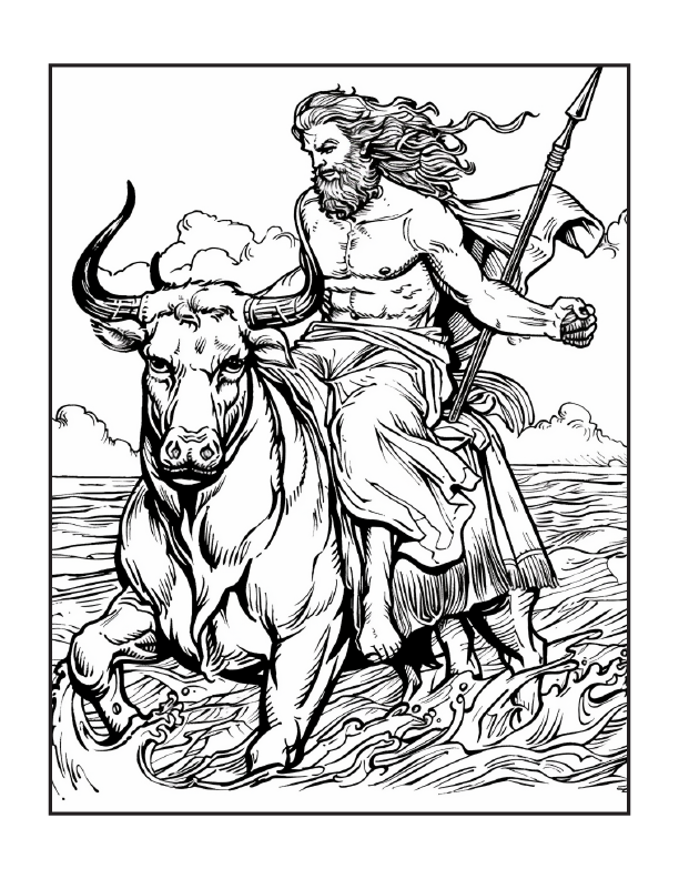 117 Greek Mythology Coloring Pages for Adults Robs Books
