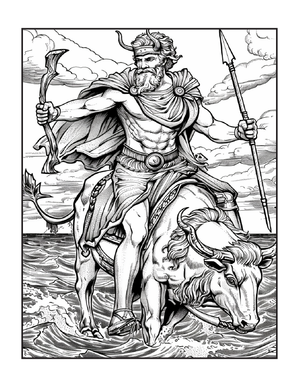 117 Greek Mythology Coloring Pages for Adults Robs Books
