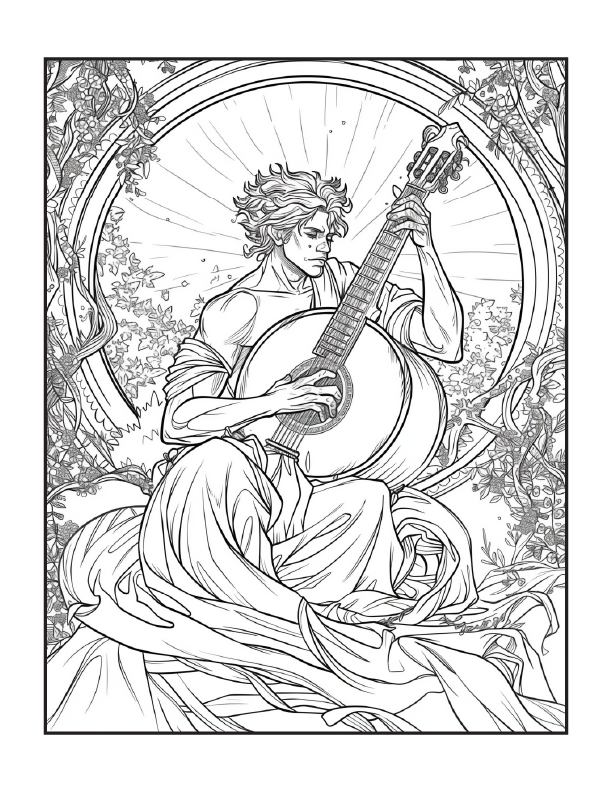 117 Greek Mythology Coloring Pages for Adults Robs Books