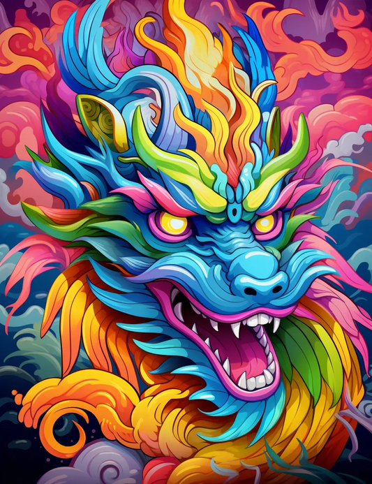 Chinese Dragon Coloring Pages For Adults 1 Robs Books