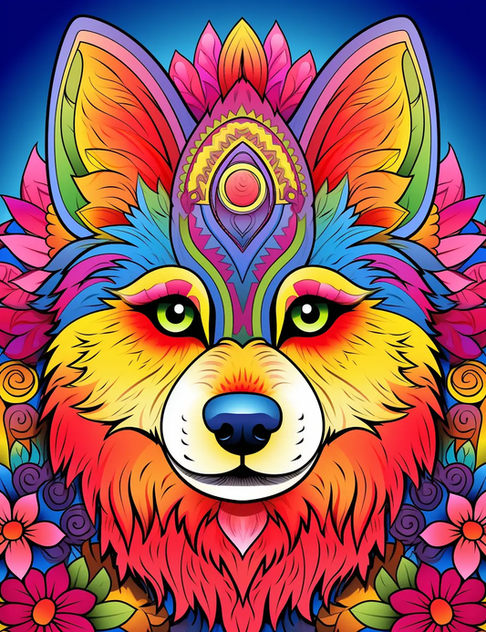 Animal mandala coloring pages for Adults 2 Robs Books