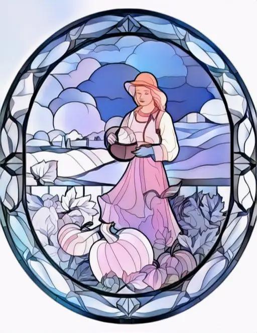 100 Stained-Glass Autumn Coloring Robs Books