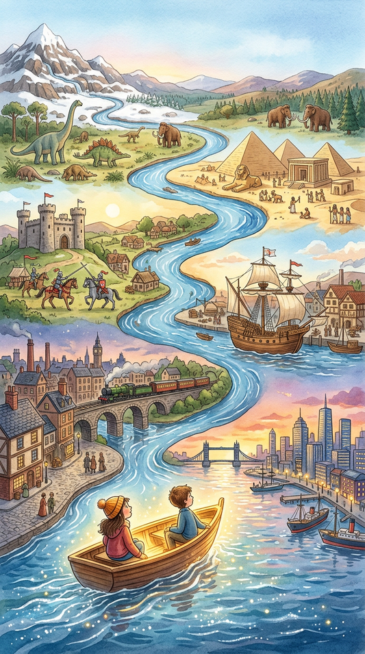 A River's Chronology Time-Travel Escapades-Robs Books