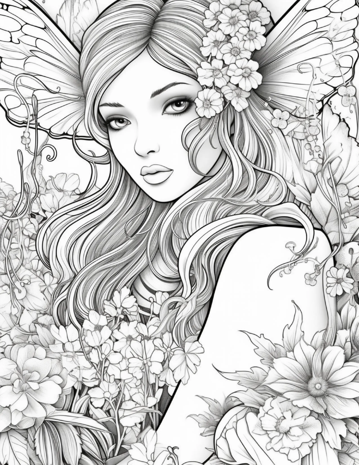 104 Forest Fairy Coloring Pages Robs Books