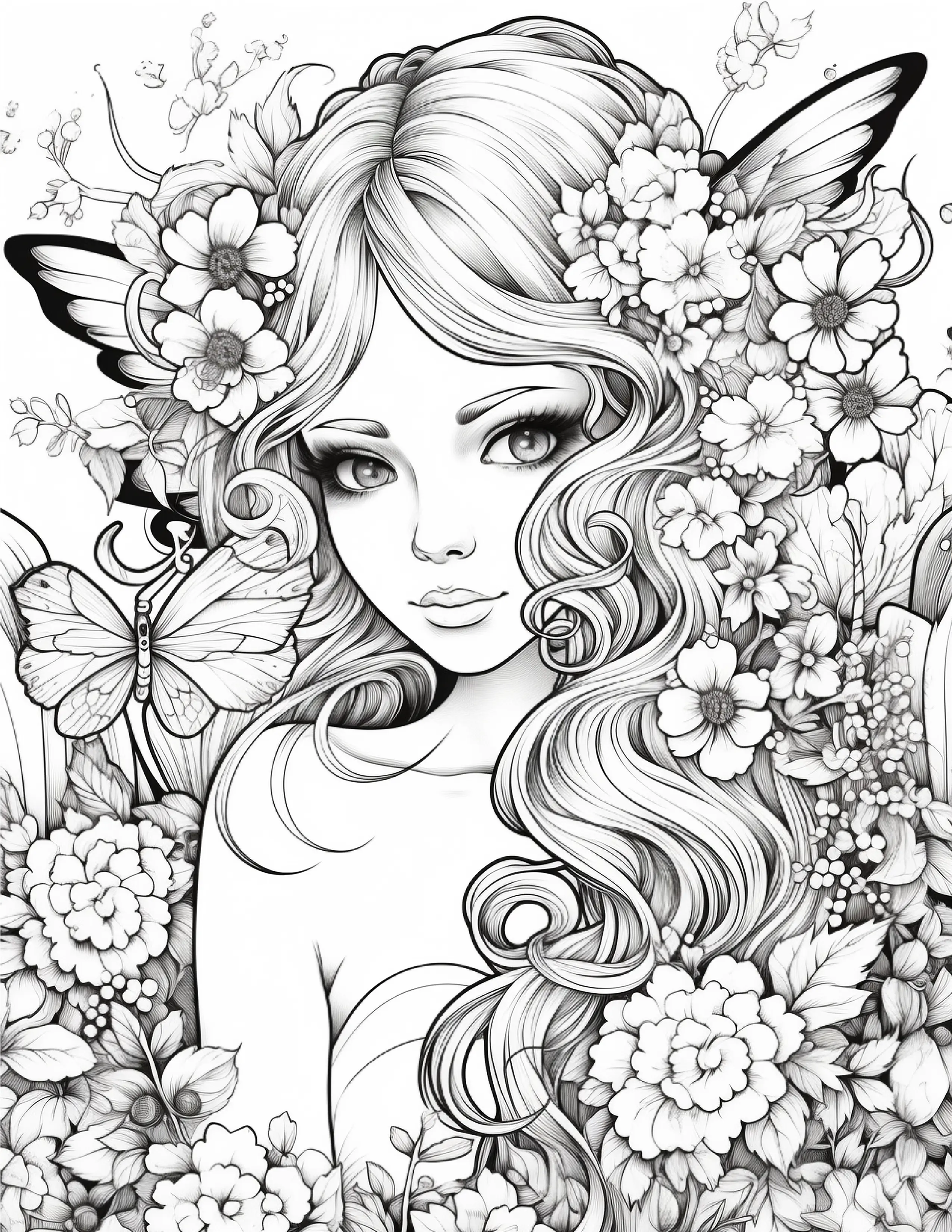 104 Forest Fairy Coloring Pages Robs Books