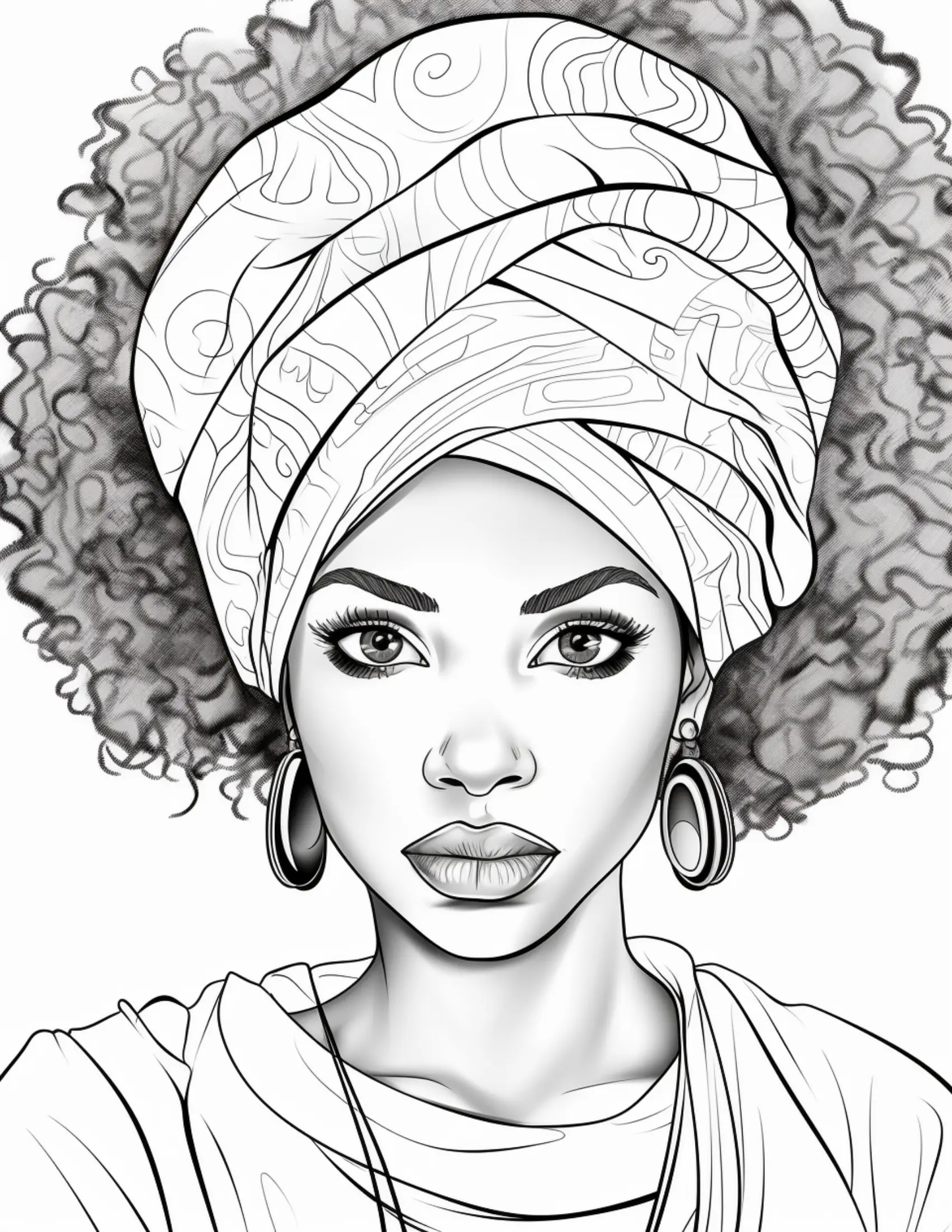 100 African Black Woman Coloring Pages 1 Robs Books