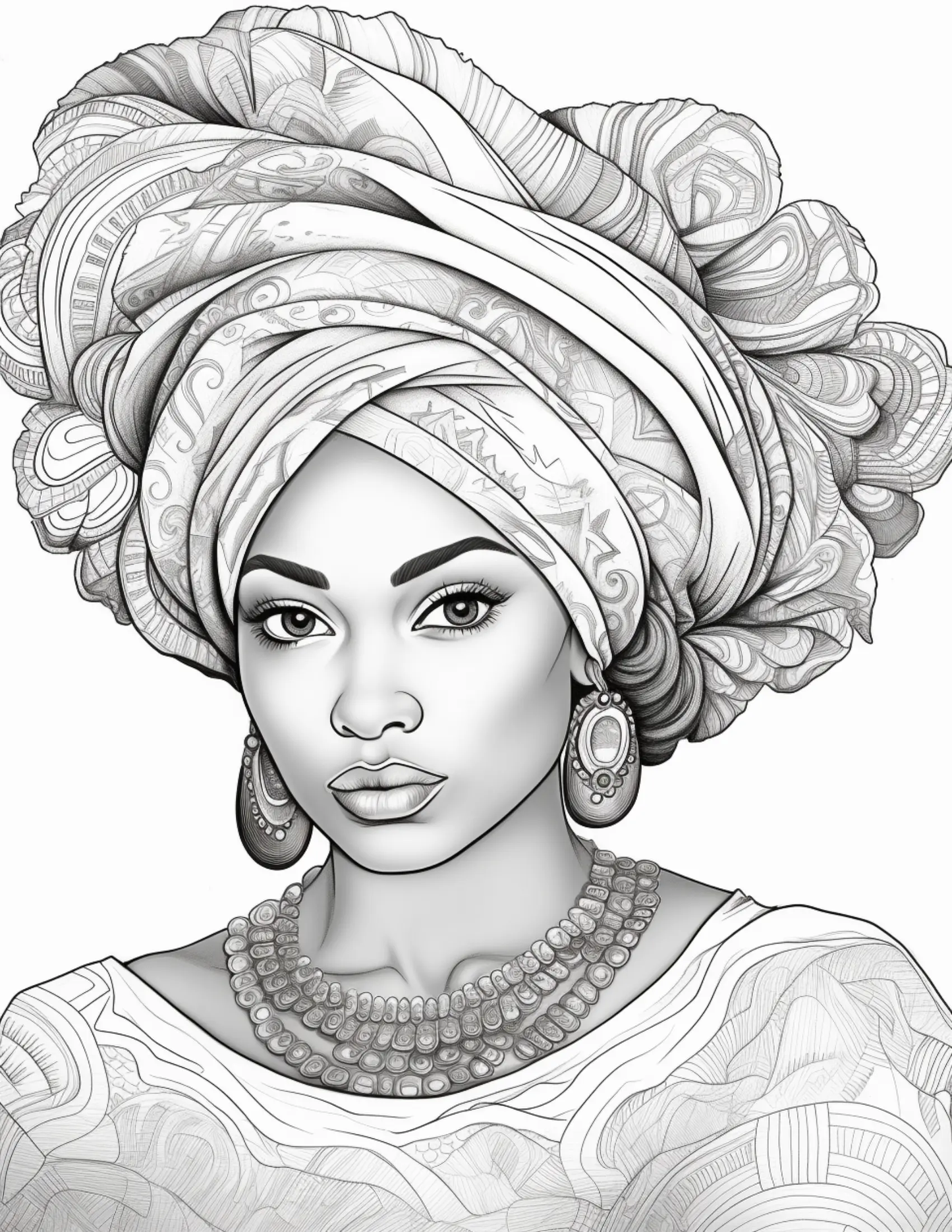 100 African Black Woman Coloring Pages 1 Robs Books