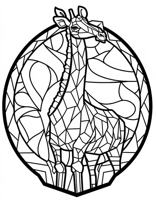 100 Animals Stained Glass Coloring Pages Robs Books