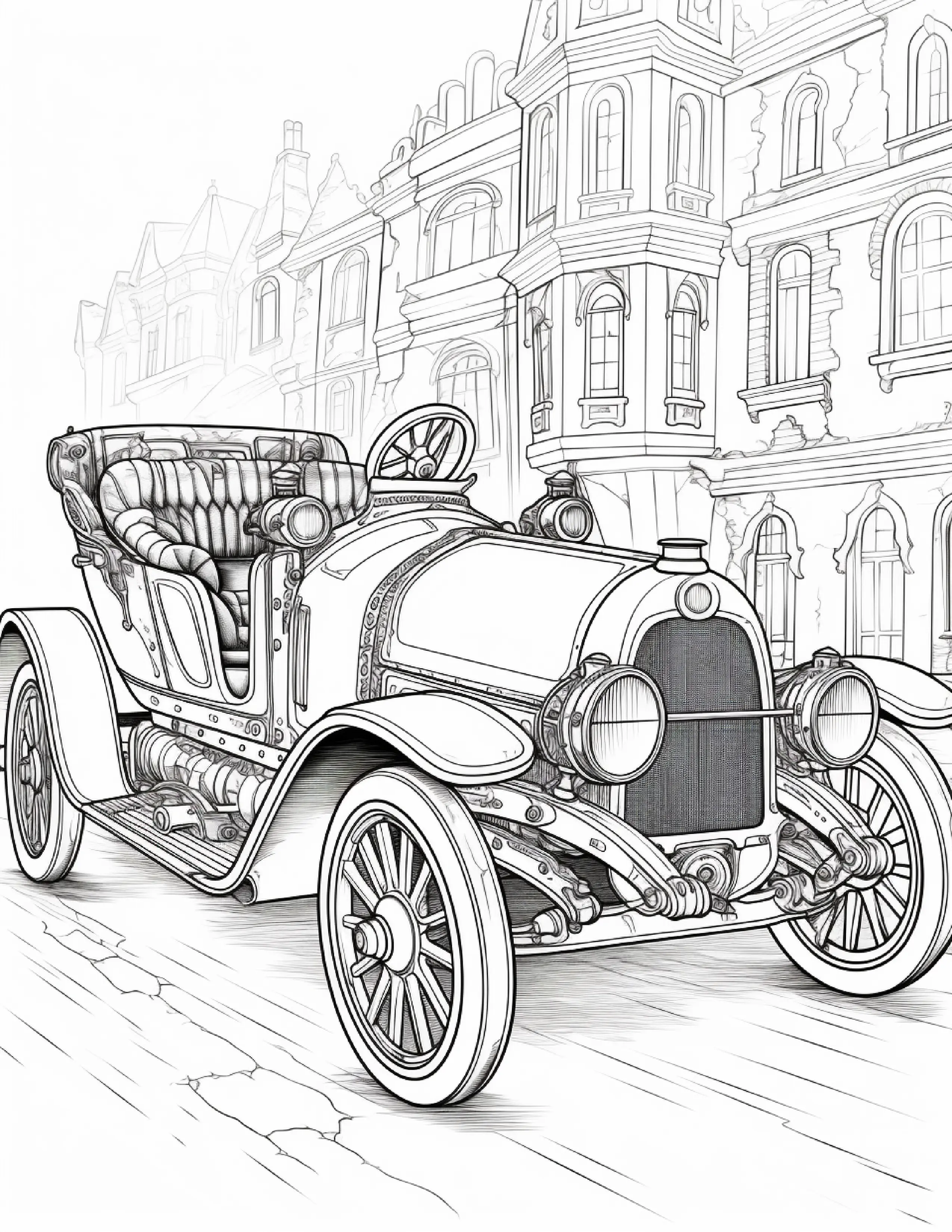 100 Steampunk Car Coloring Pages Robs Books