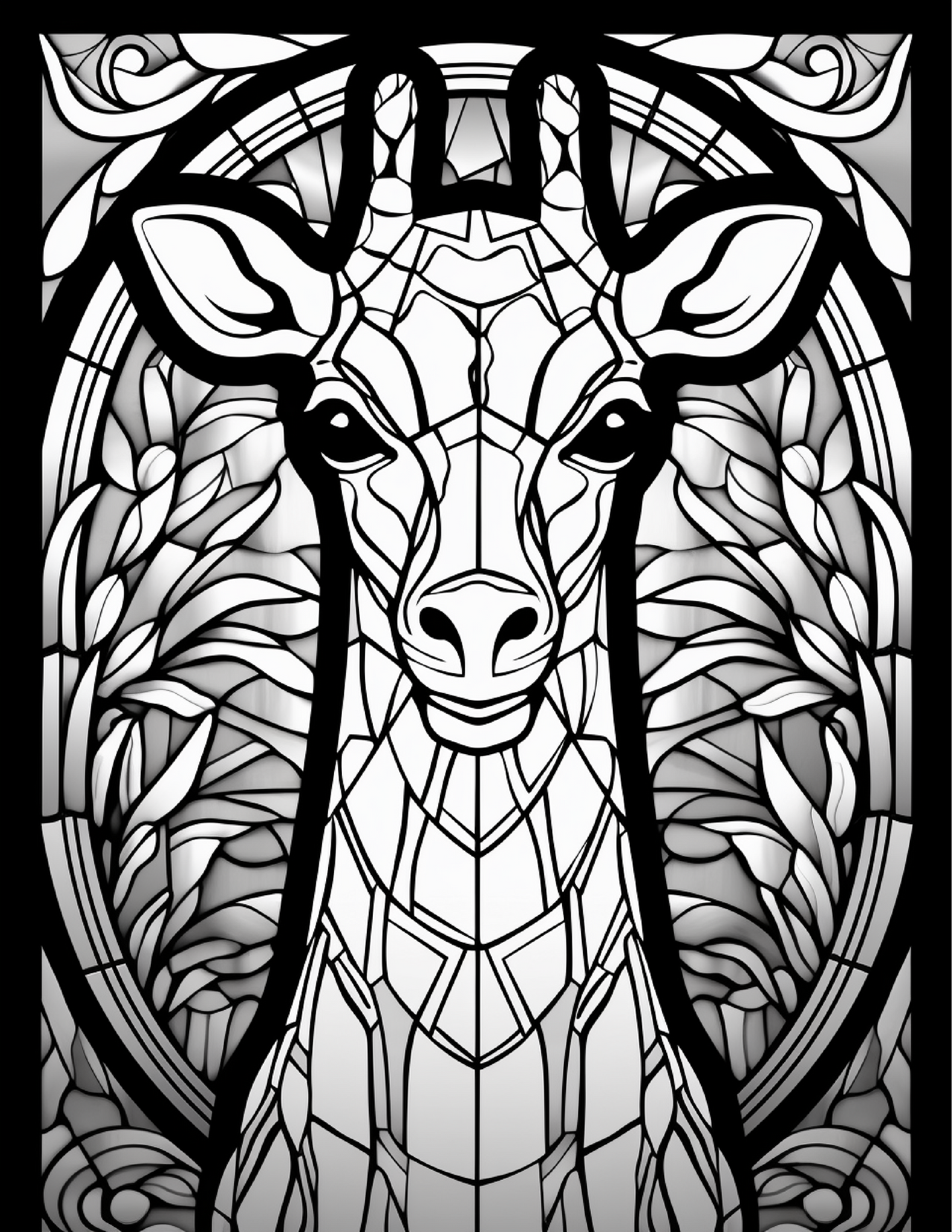 100-Animals Stained Glass Coloring 20-2 Robs Books