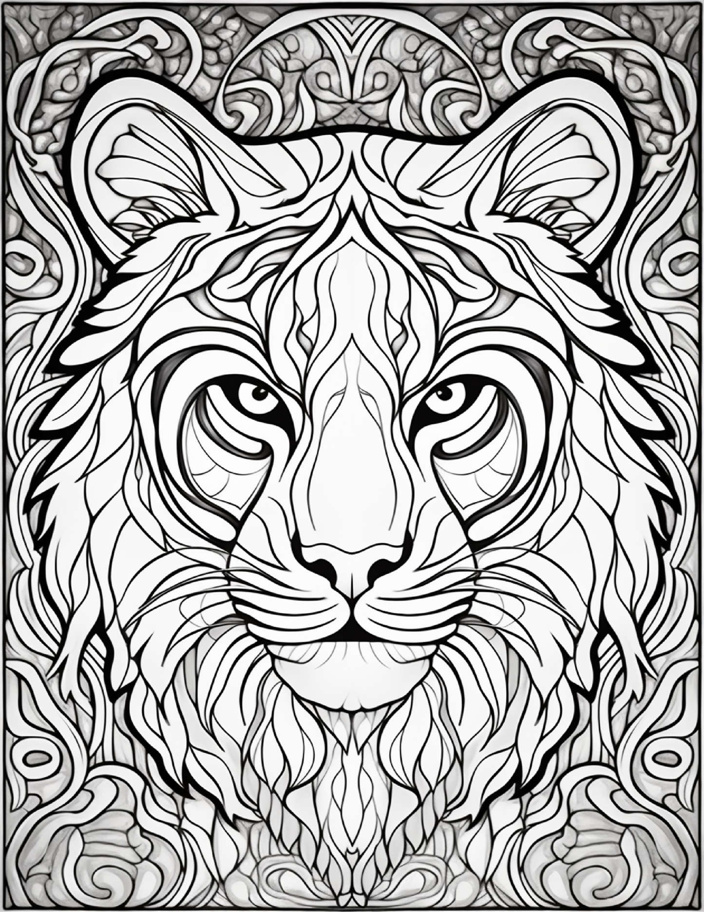 100-Animals Stained Glass Coloring 20-2 Robs Books