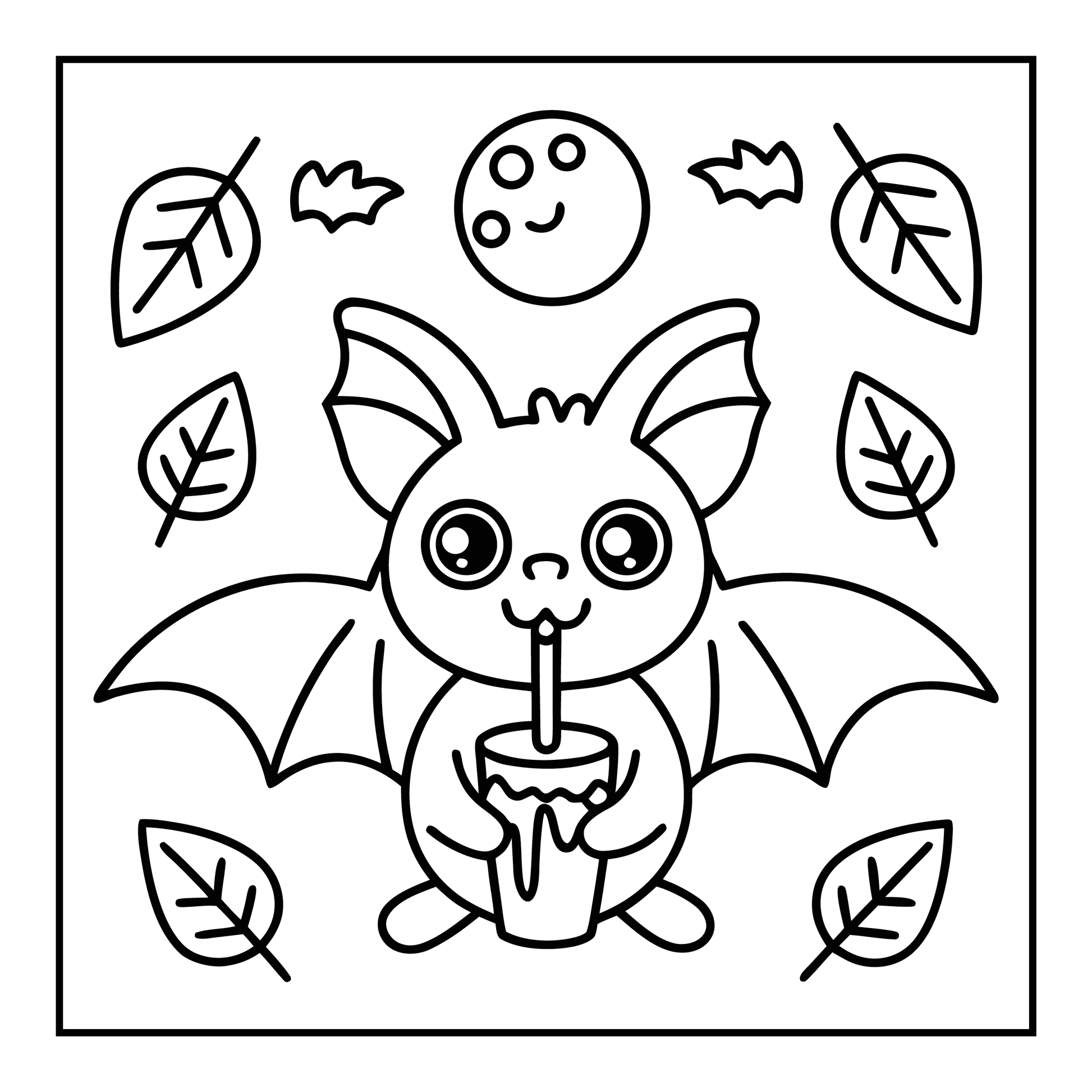 Bold and Easy Spooky Fun Coloring Pages Robs Books