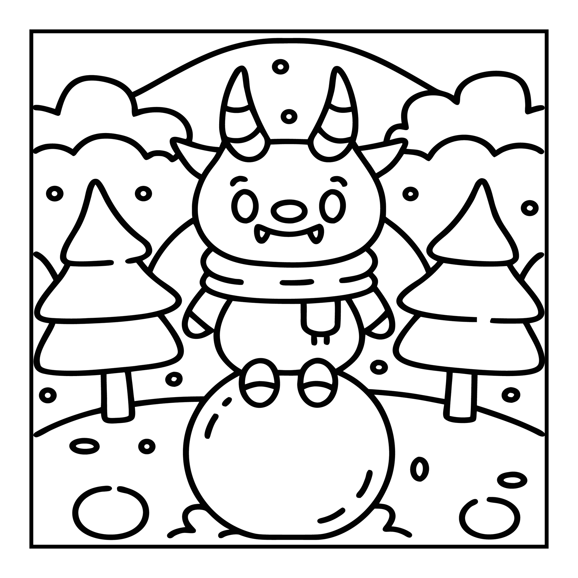 Bold and Easy Spooky Fun Coloring Pages Robs Books