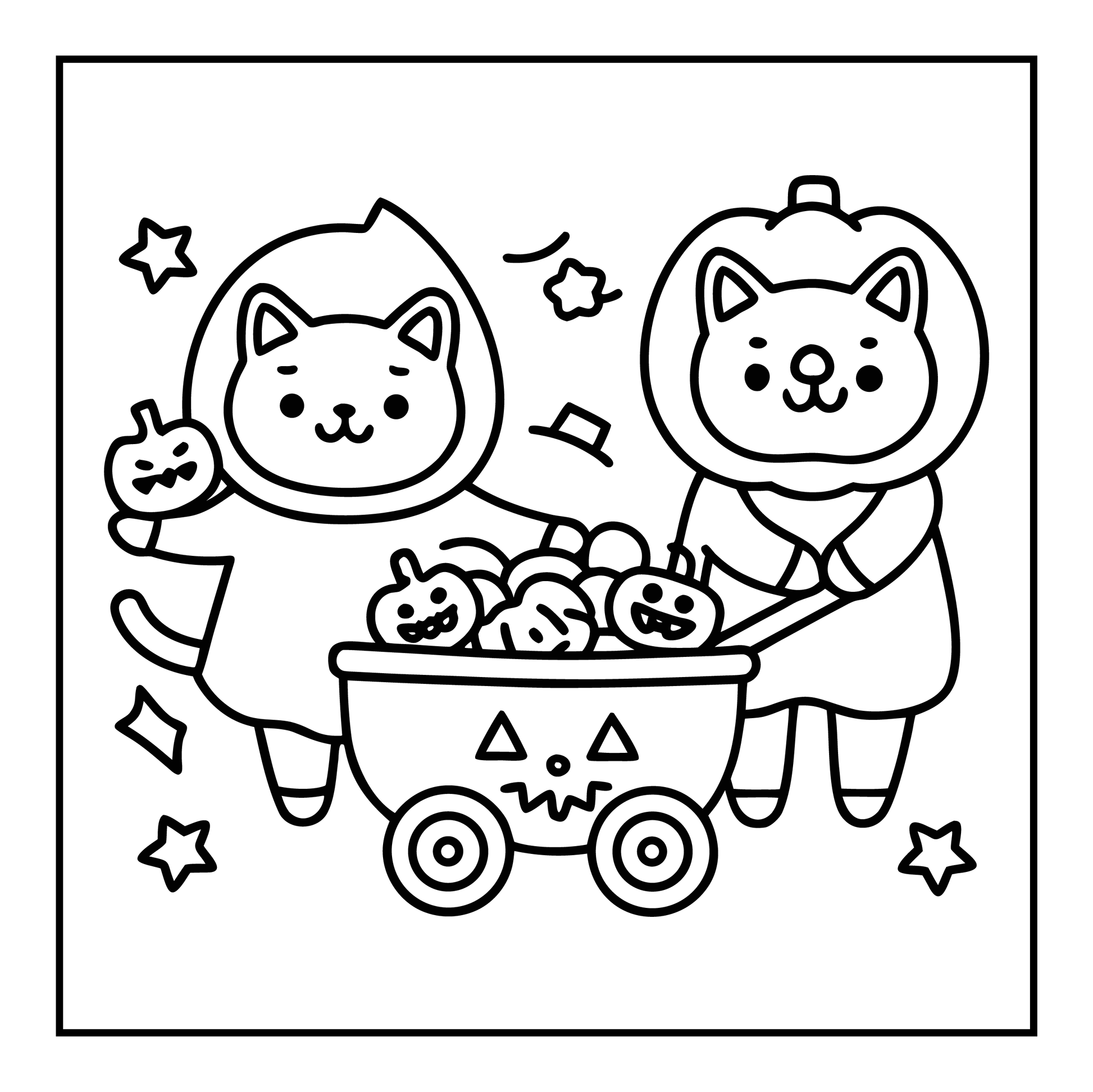 Bold and Easy Spooky Fun Coloring Pages Robs Books