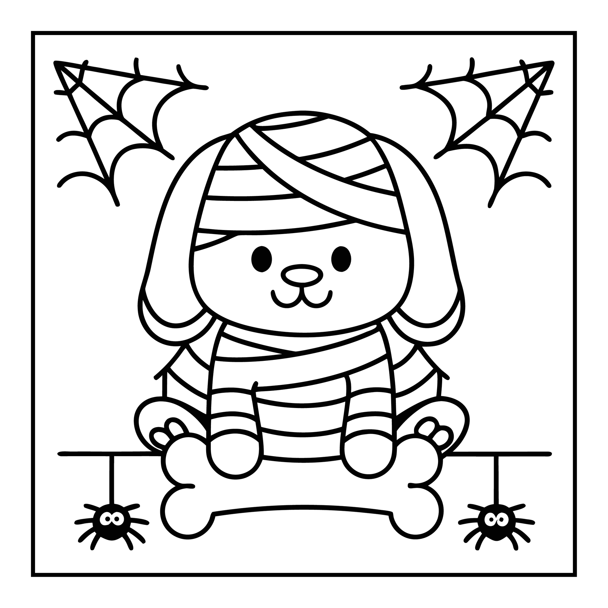 Bold and Easy Spooky Fun Coloring Pages Robs Books