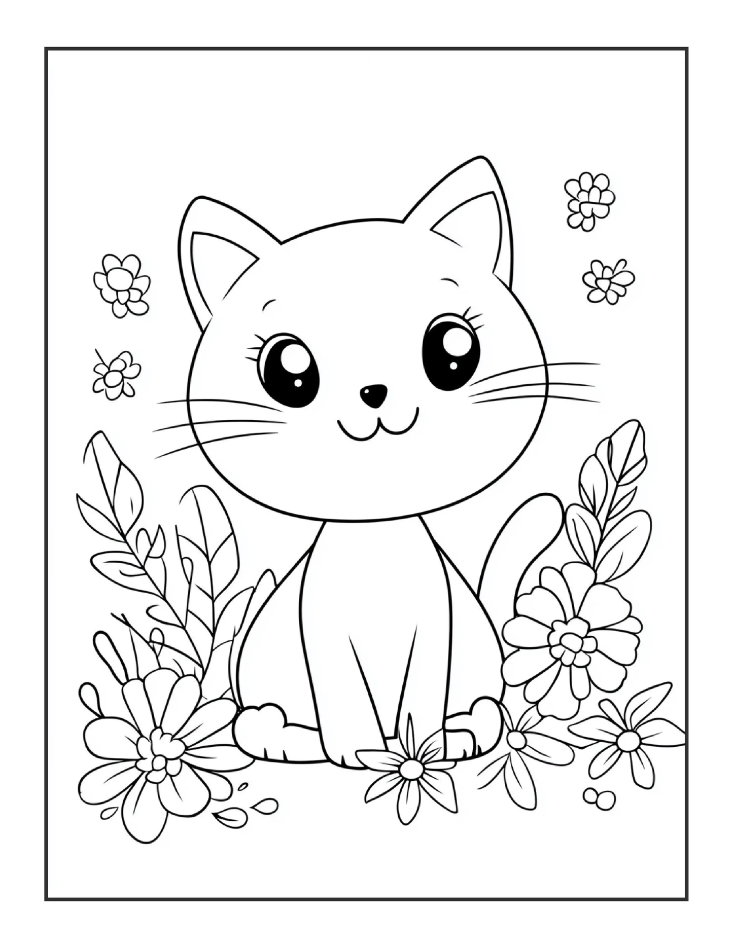 240 Animal and Flower Coloring Pages For Kids Robs Books