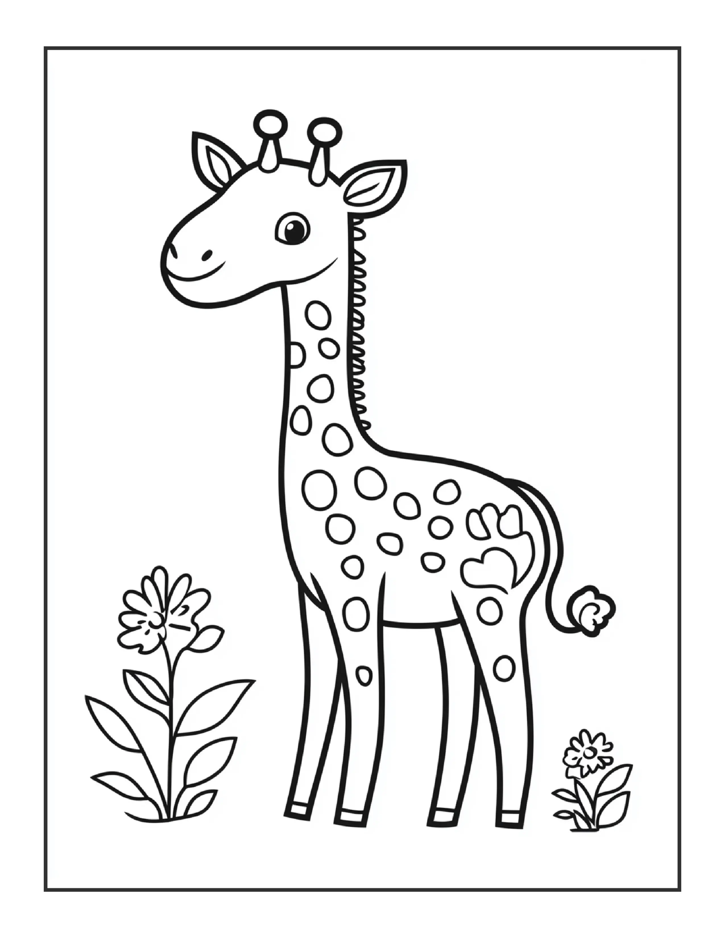 240 Animal and Flower Coloring Pages For Kids Robs Books