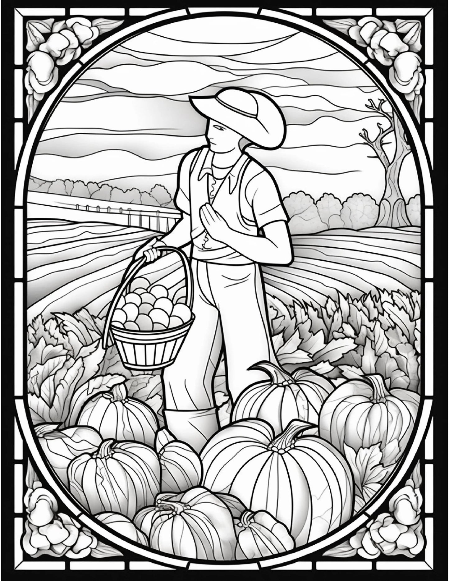 100 Stained-Glass Autumn Coloring Robs Books