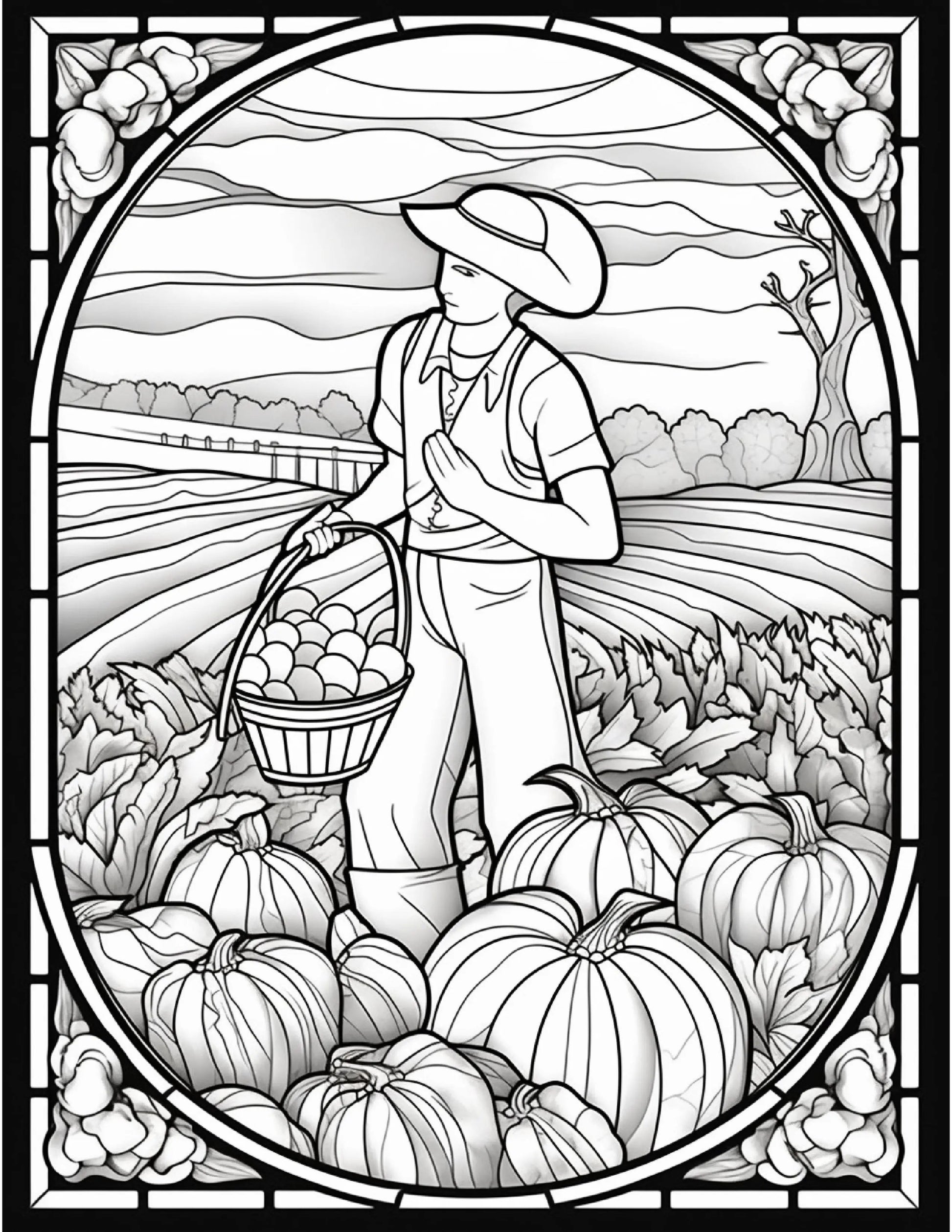 100 Stained-Glass Autumn Coloring Robs Books