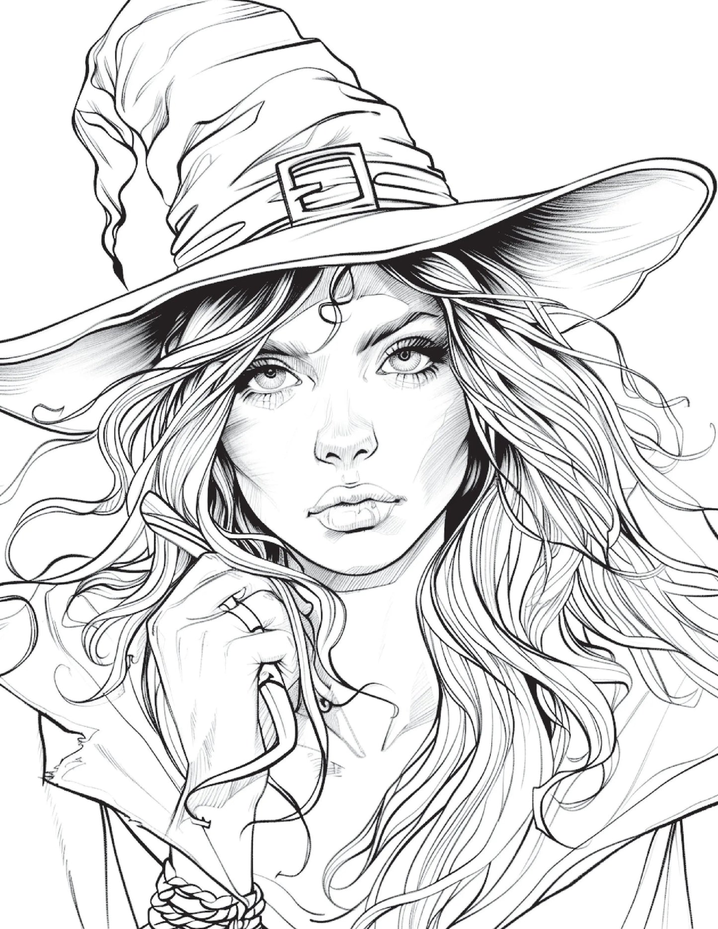 100 Witch Coloring Pages 1 Robs Books