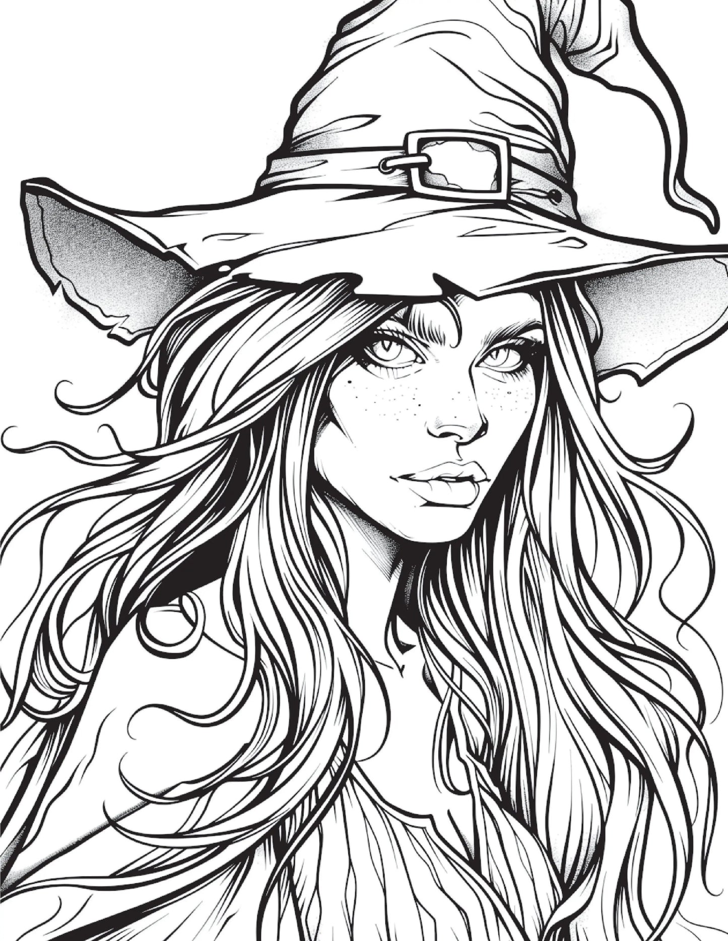 100 Witch Coloring Pages 1 Robs Books
