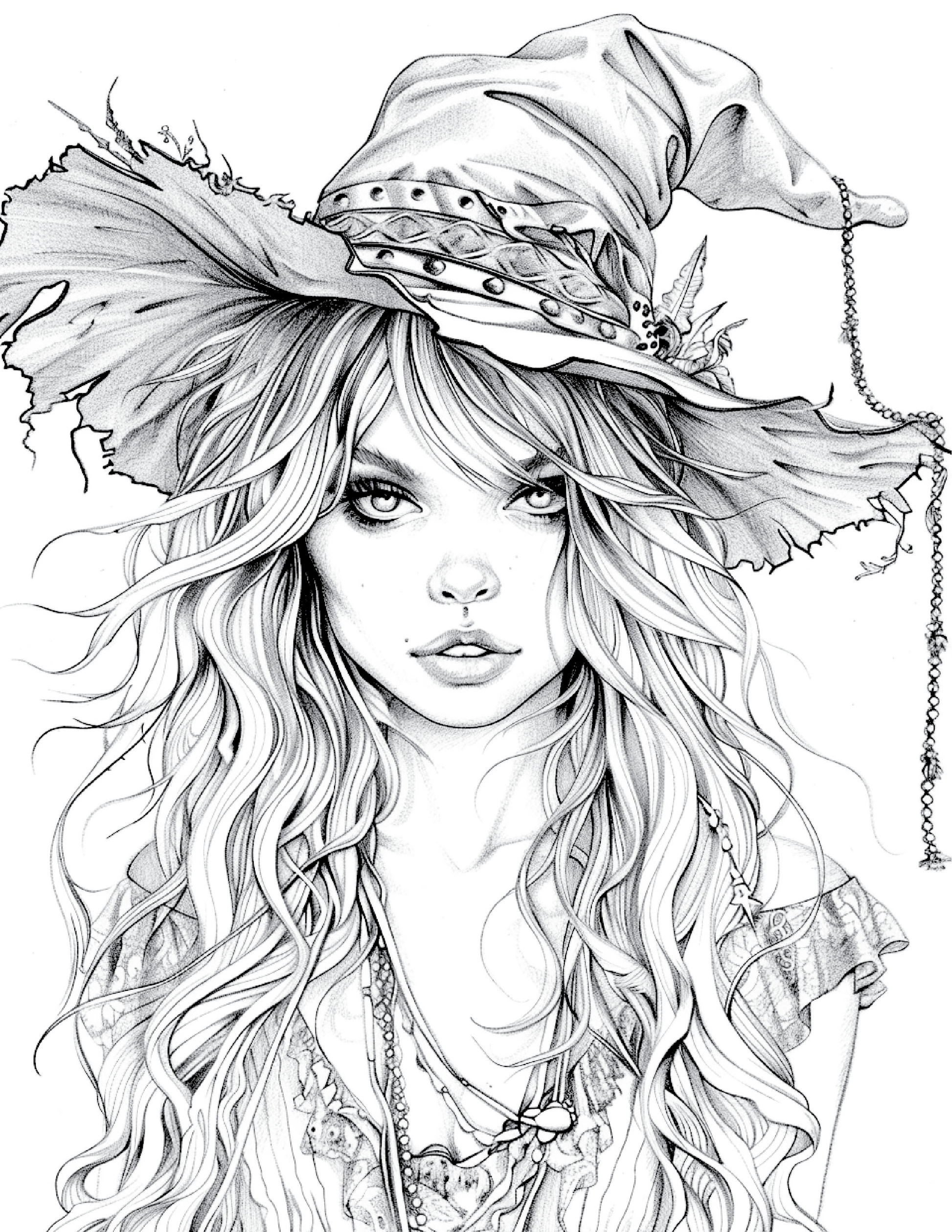 100 Witch Coloring Pages 2 Robs Books