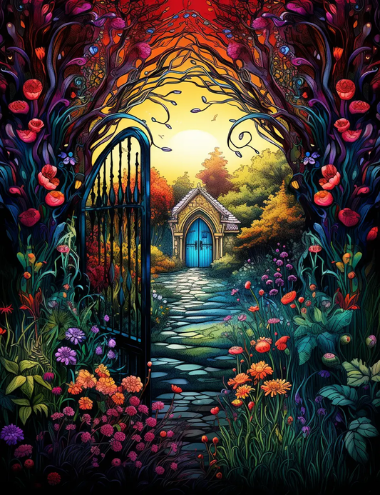 220 Secret Garden Coloring Pages Robs Books