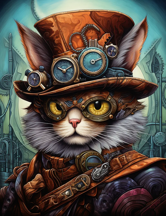 200 Steampunk Animals Coloring Pages Robs Books