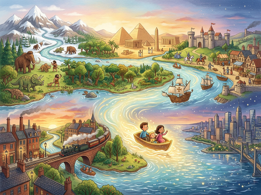 A River's Chronology Time-Travel Escapades-Robs Books