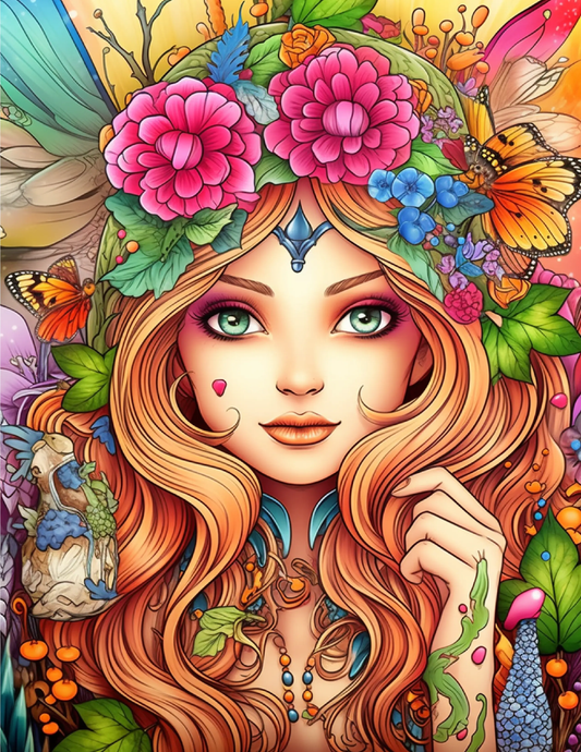 104 Forest Fairy Coloring Pages Robs Books
