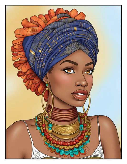 100 African Black Woman Coloring Pages For Adults 3 Robs Books
